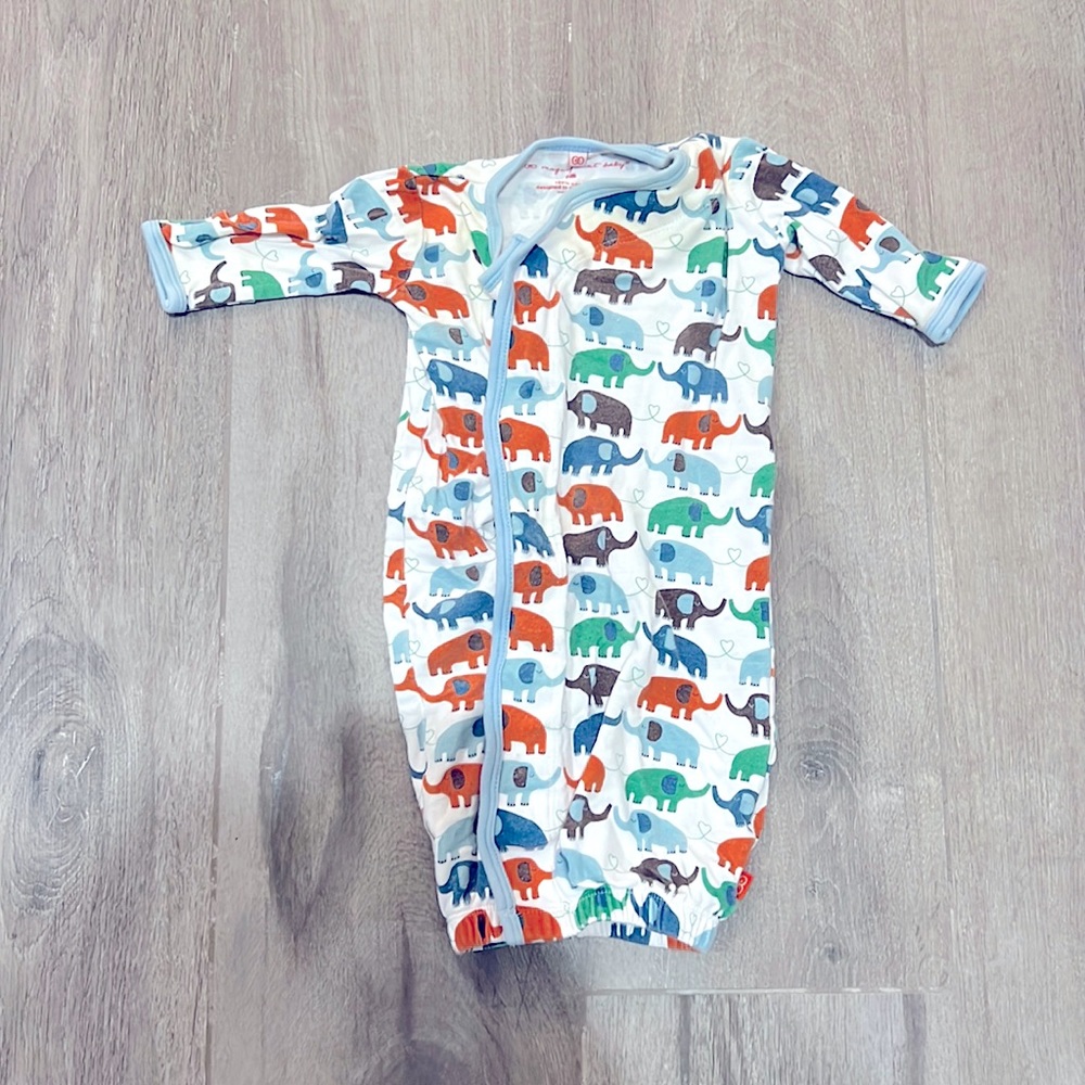 MAGNIFICENT BABY (Magnetic Me) Newborn Gown with Magnets